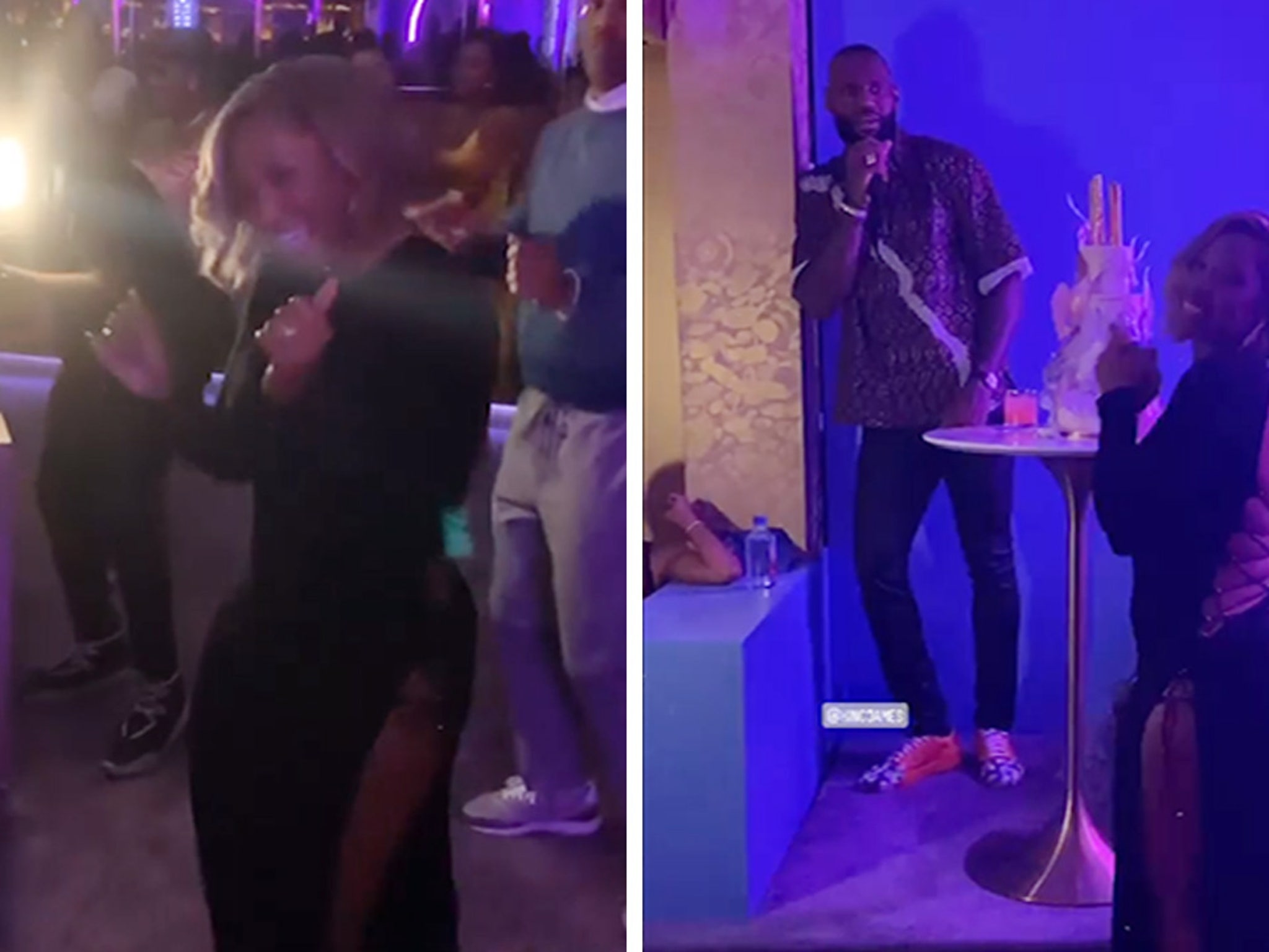 LeBron And Savannah James Show Off Dance Moves At Kendrick Lamar Concert