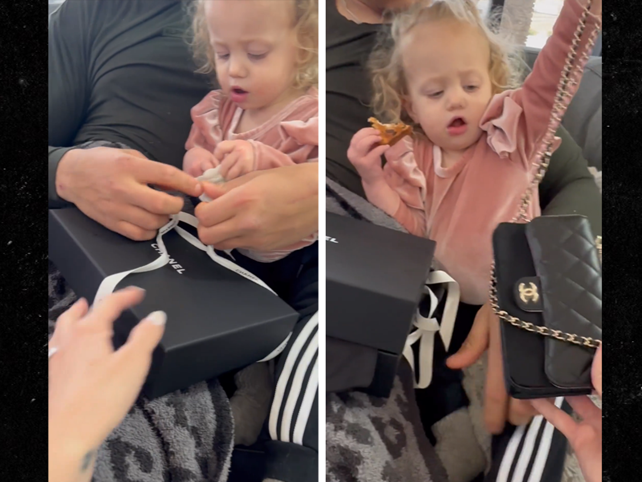 Patrick & Brittany Mahomes Give Daughter A Chanel Purse For Her