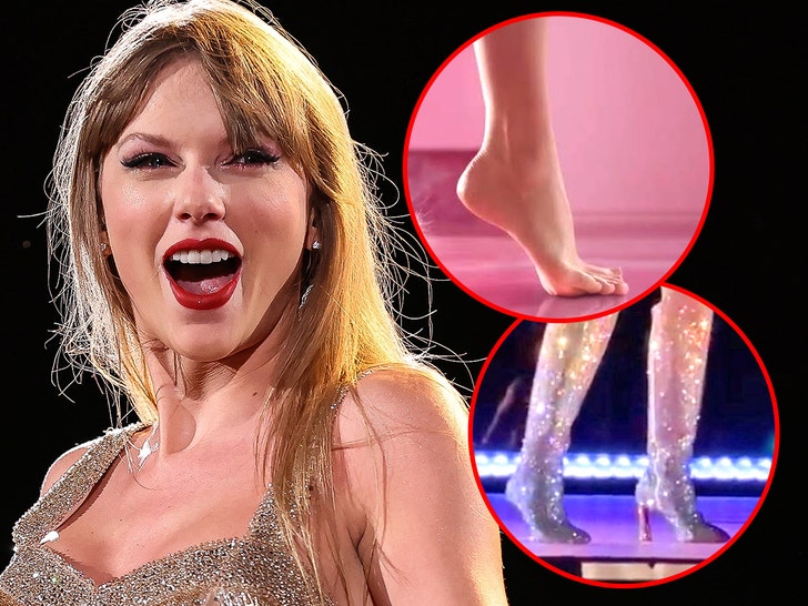 Taylor Swift Compared to 'Barbie' After Heel Mishap at Brazil Show