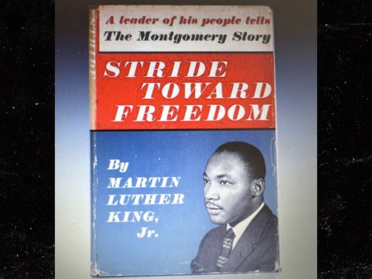 martin luther king jr signed document -
