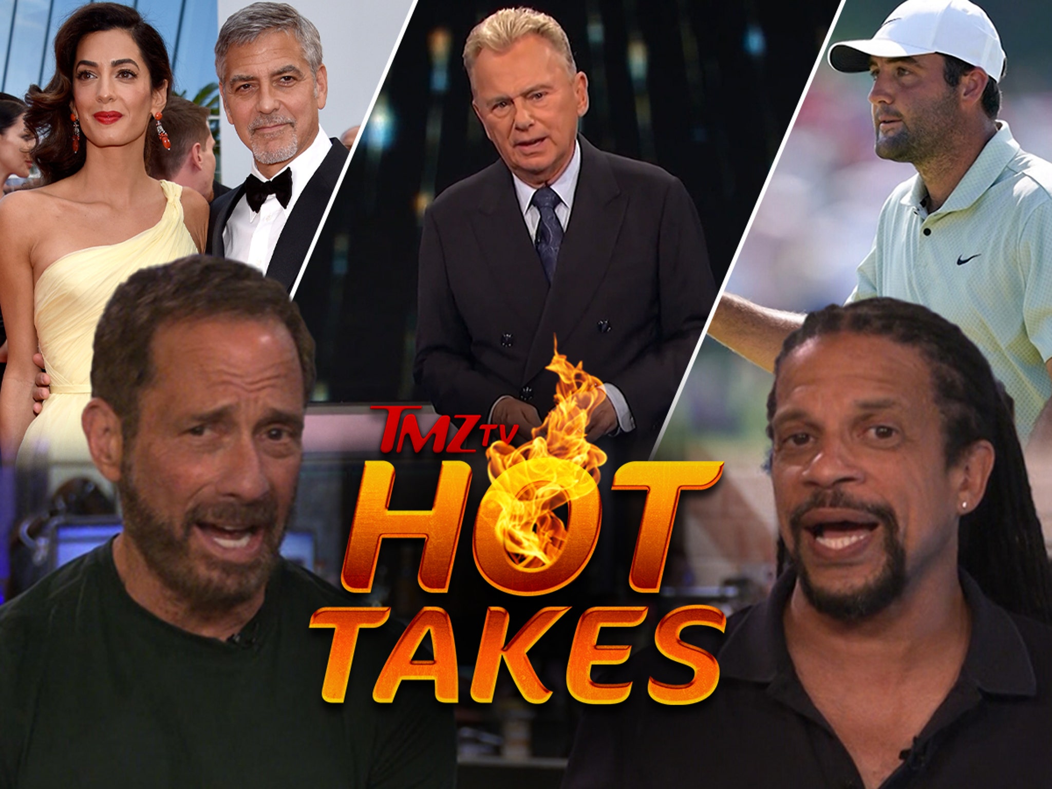 TMZ TV Hot Takes: George Clooney White House Beef, Vanna White, Scottie  Scheffler