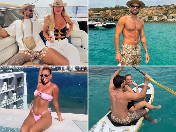 Millie Court And Liam Reardon's Couples Vacay In Ibiza