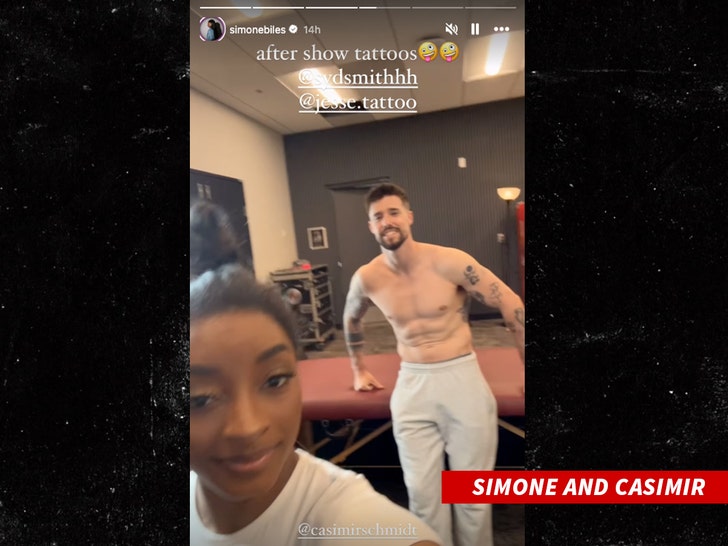 Simone Biles e Casimir Schmidt insta 1