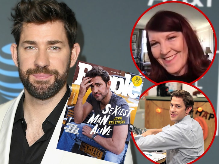 'The Office's Meredith Defends John Krasinski's Sexiest 'People' Title, Says Haters Need Glasses