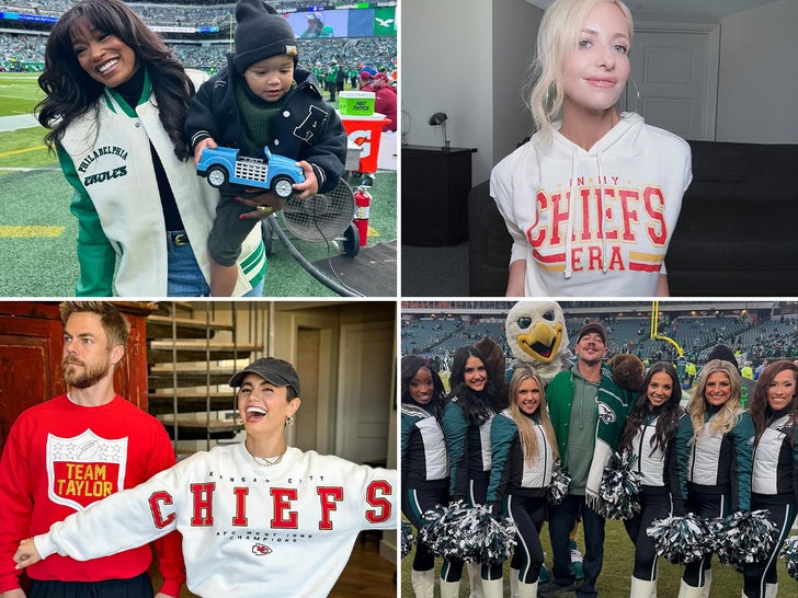 Kansas City Chiefs e Philadelphia Eagles – famosos fanáticos por futebol!