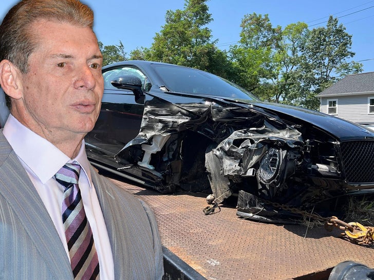 Vince McMahon Involved In Bad Car Accident -- The Aftermath Photos