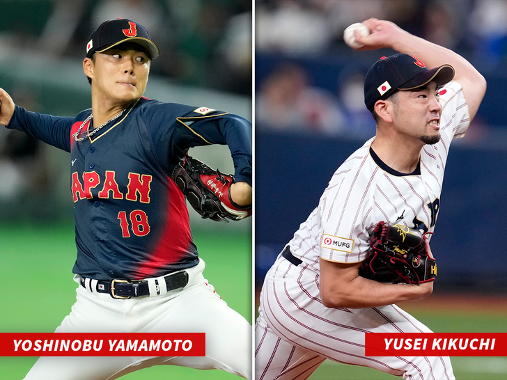 Yoshinobu Yamamoto Yusei Kikuchi split sub getty 1