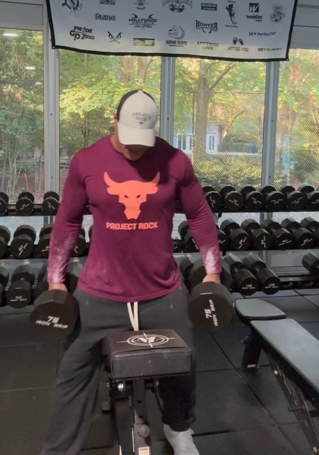 Dwayne Johnson Workout Shots 7