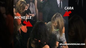 Michelle Rodriguez & Cara Delevingne -- Grind Out a Threesome with Beyonce's Dancer