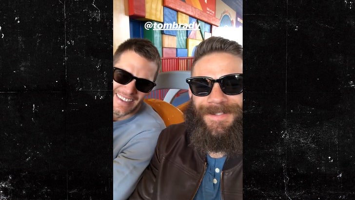 Brady, Edelman hit Disney World after celebrating Super Bowl win