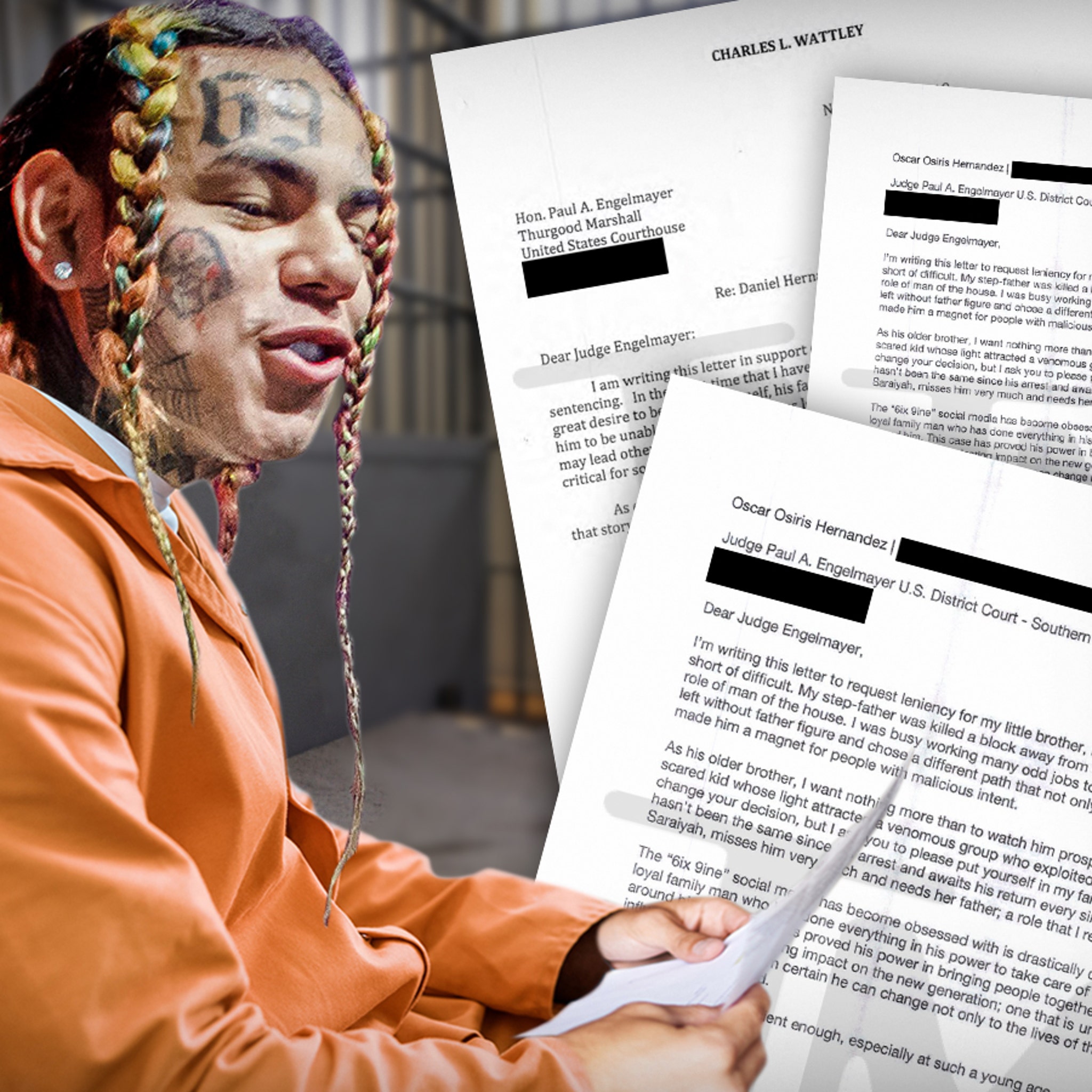 Tekashi 6ix9ine Letters From Mom Bodyguard Ask Judge For Leniency