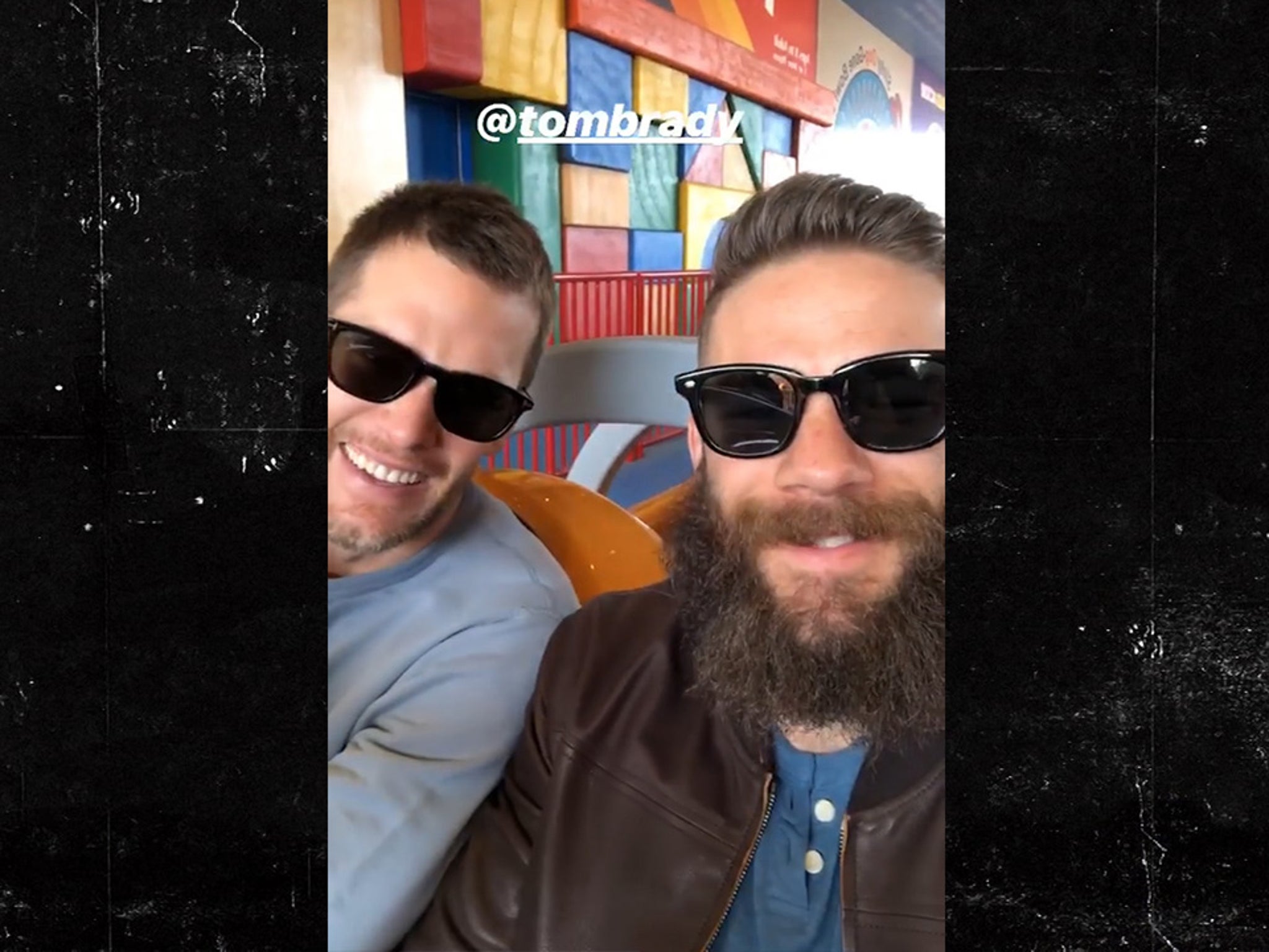 Tom Brady and Julian Edelman Super Bowl 53 Parade at Walt Disney World 