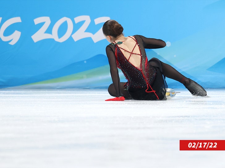 Kamila Valieva On The Ice