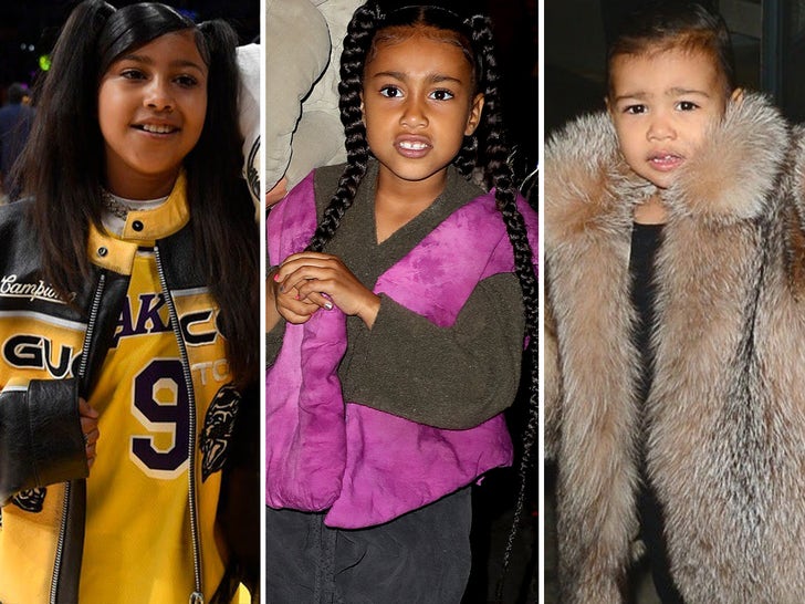 North West Through The Years