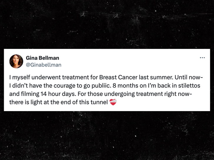 Gina Bellman cancer tweet