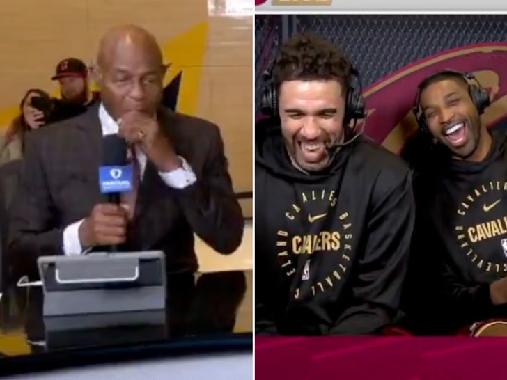 Tristan Thompson and Georges Niang Full Postgame with Cayleigh Griffin-Austin Carr