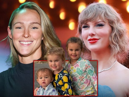 kylie kelce taylor swift main getty instagram composite