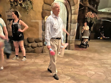 lindsey graham at disney world holding toy tmz 1
