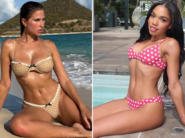 Polka Dot Bikini Babes