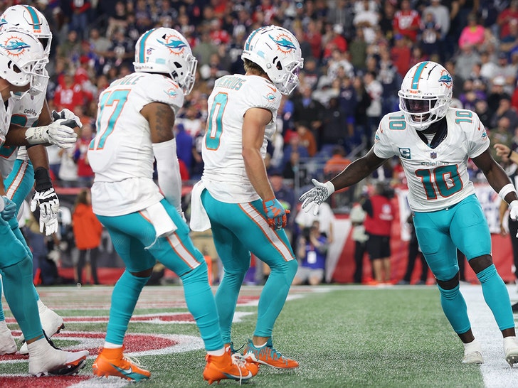 They're real nasty.' Dolphins receiver Tyreek Hill had strong