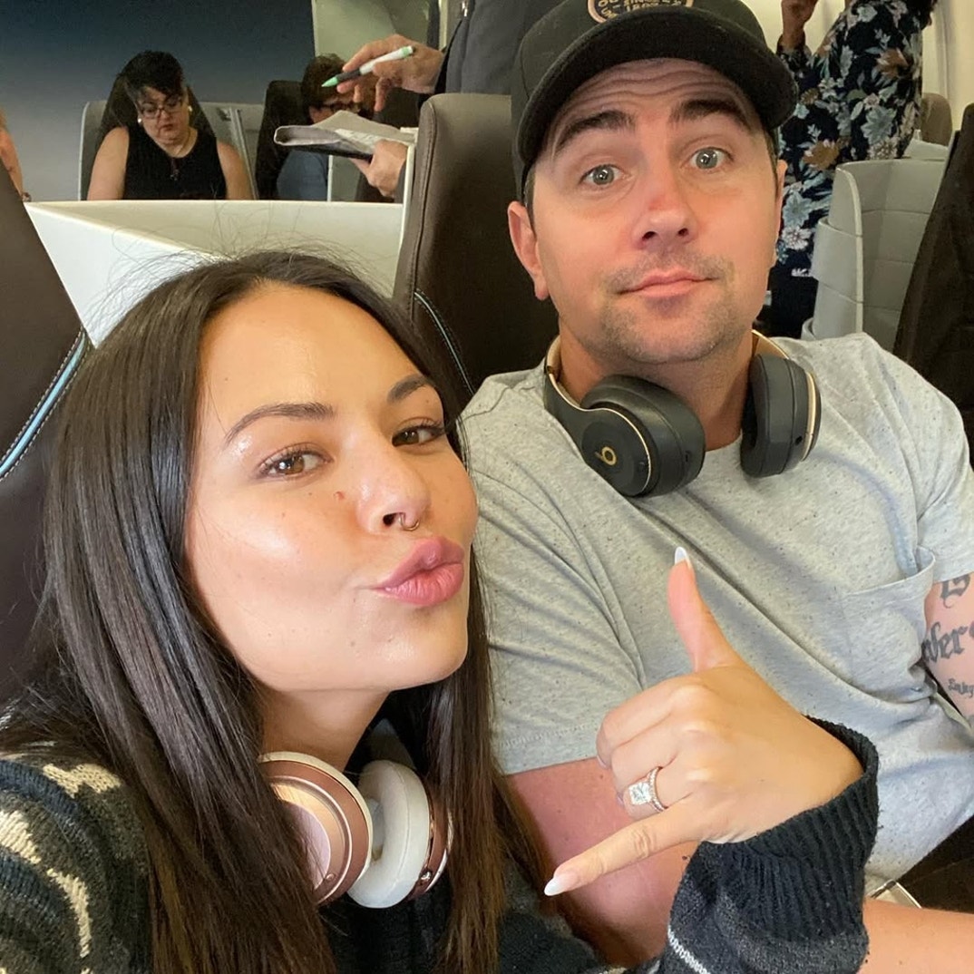 Janel Parrish and Chris Long Happier Times  1
