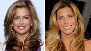 Kathy Ireland and Candis Cayne