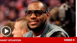 LeBron James -- King's Hair(line) Keeps NBA Stars Laughing