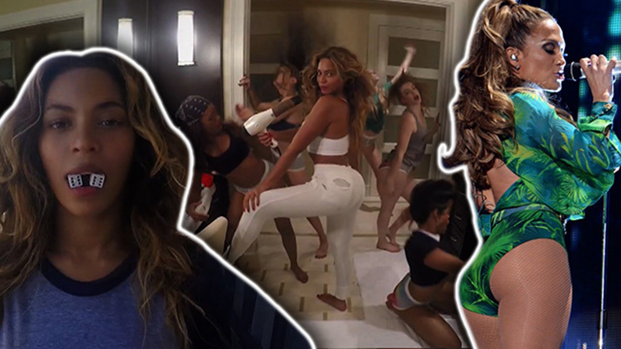 Beyonce threesome in music videos