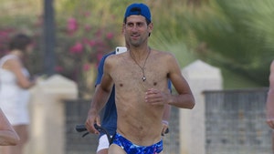 Novak Djokovic Works Out In Speedo, Check Out My Djunk!