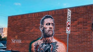 Conor McGregor Gets Insanely Realistic Mural Outside L.A. Irish Pub