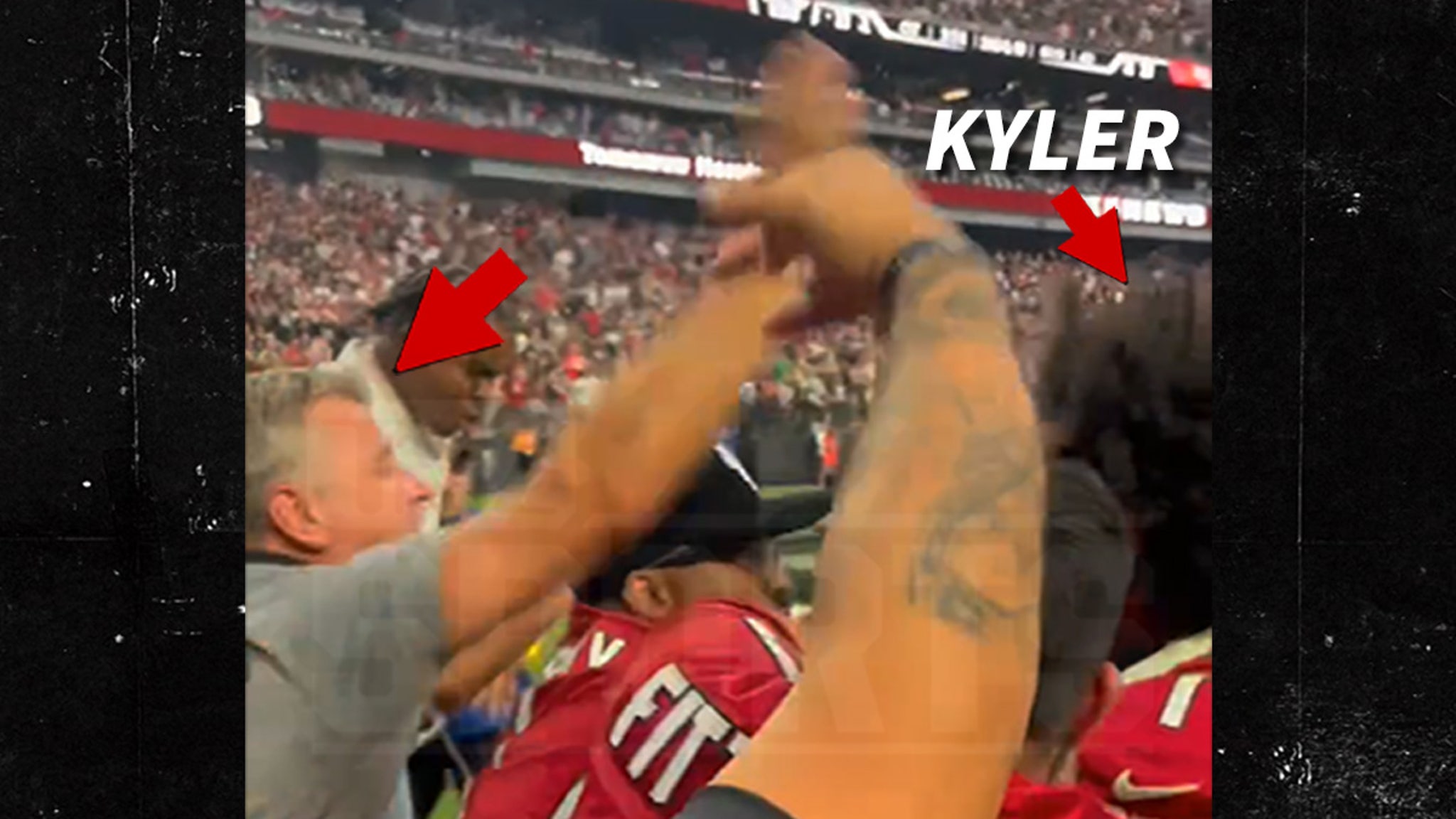 Aparece un nuevo video del incidente de Kyler Murray con un fan que muestra al hombre deslizándose sobre la cara de QB