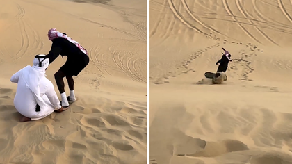 chad johnson sand boarding