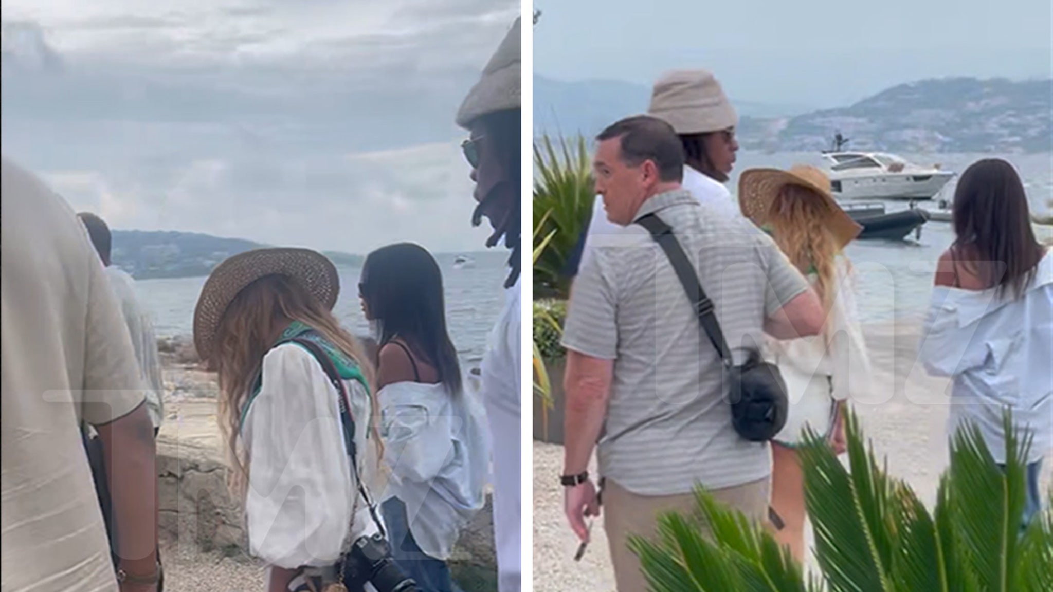 Jay-Z y Beyoncé aparecen para almorzar en la Riviera francesa durante su Renaissance Tour