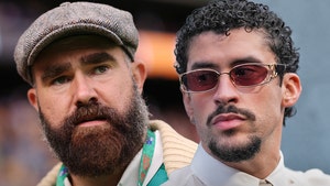 bad bunny and jason kelce getty 1