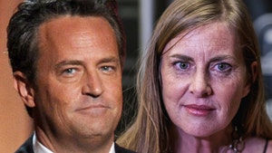main Matthew perry and Caitlin Morrison getty
