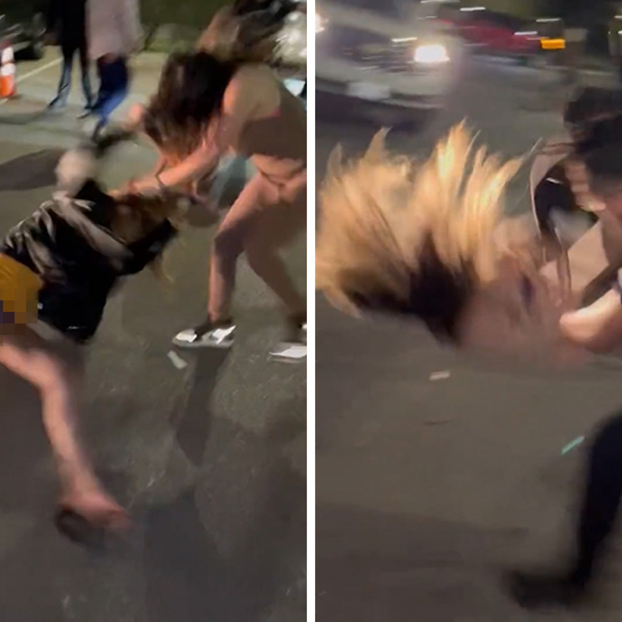 Wild Video Shows WWE-Style Rumble Outside Texas Club photo image