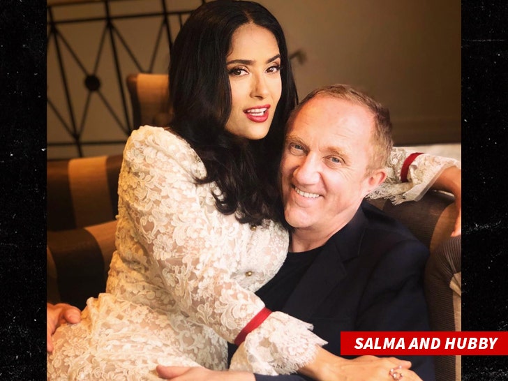 Salma Hayek Loses Billionaire Hubby In Crazy Family Pap Crush