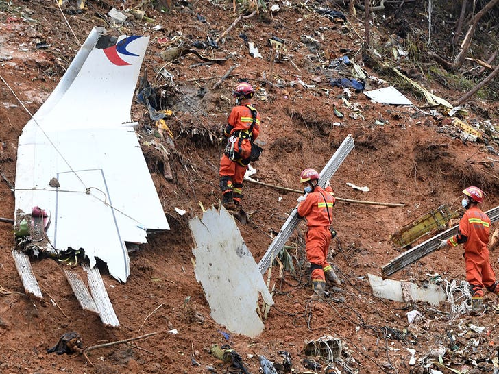 Rescuers Search The China Plane Crash Site