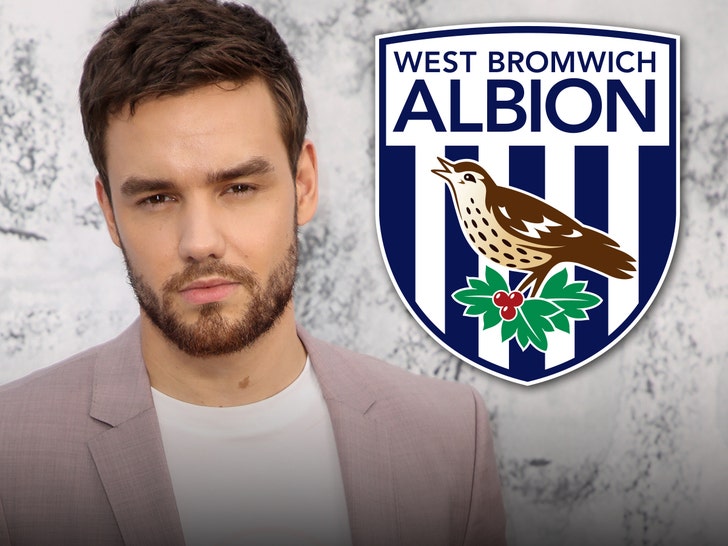 Liam Payne e equipe do West Bromwich Albion Getty 1