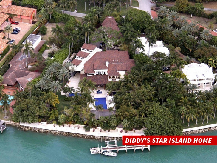 Diddy's Star Island Home alamy