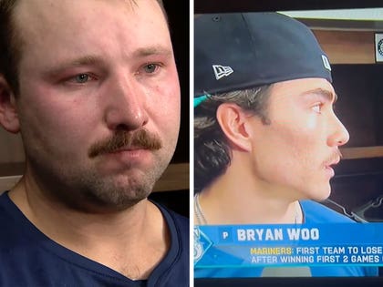 Cal Raleigh and Bryan Woo