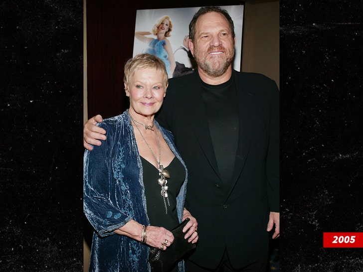 Judy Dench and harvey weinstein getty 2
