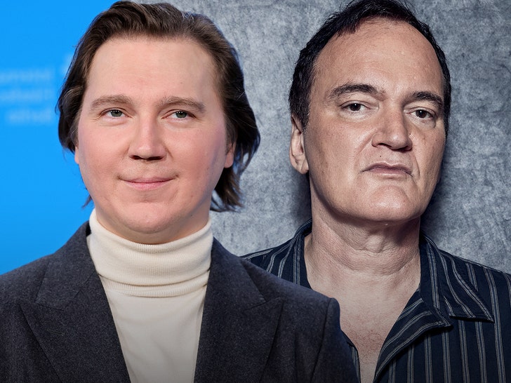 paul dano and quentin tarantino getty 1