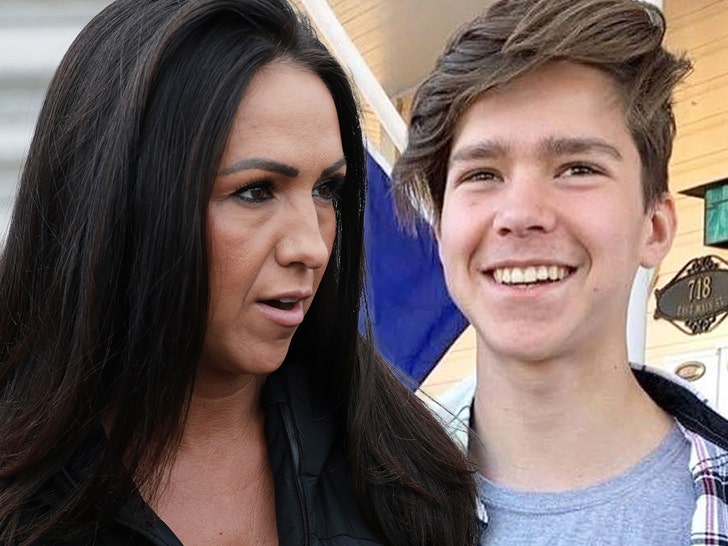 lauren boebert and her son tyler boebert getty comp