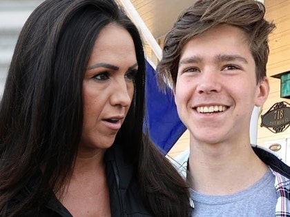 lauren boebert and her son tyler boebert getty comp