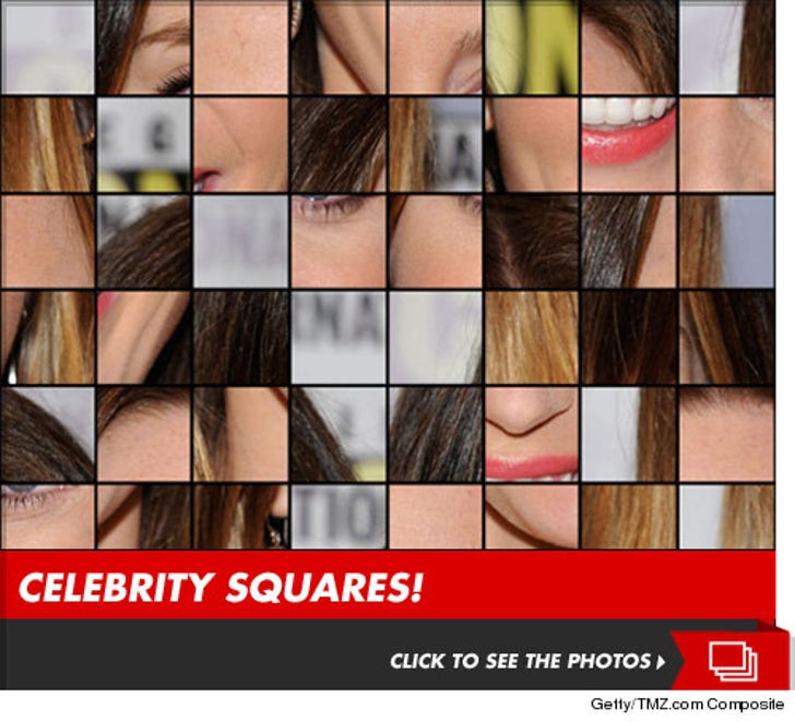 Celebrity Squares -- Guess Who!