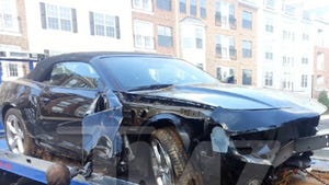 Bobbi Kristina -- WRECKS Camaro in Nasty Car Accident
