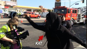 Kat Von D -- Flips Out on Reporters After Tattoo Shop Fire