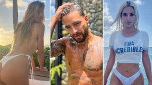 Stars Posing With Wet Hair