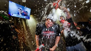 Texas Rangers Celebrate World Series Berth With Boozy Locker Room Rager